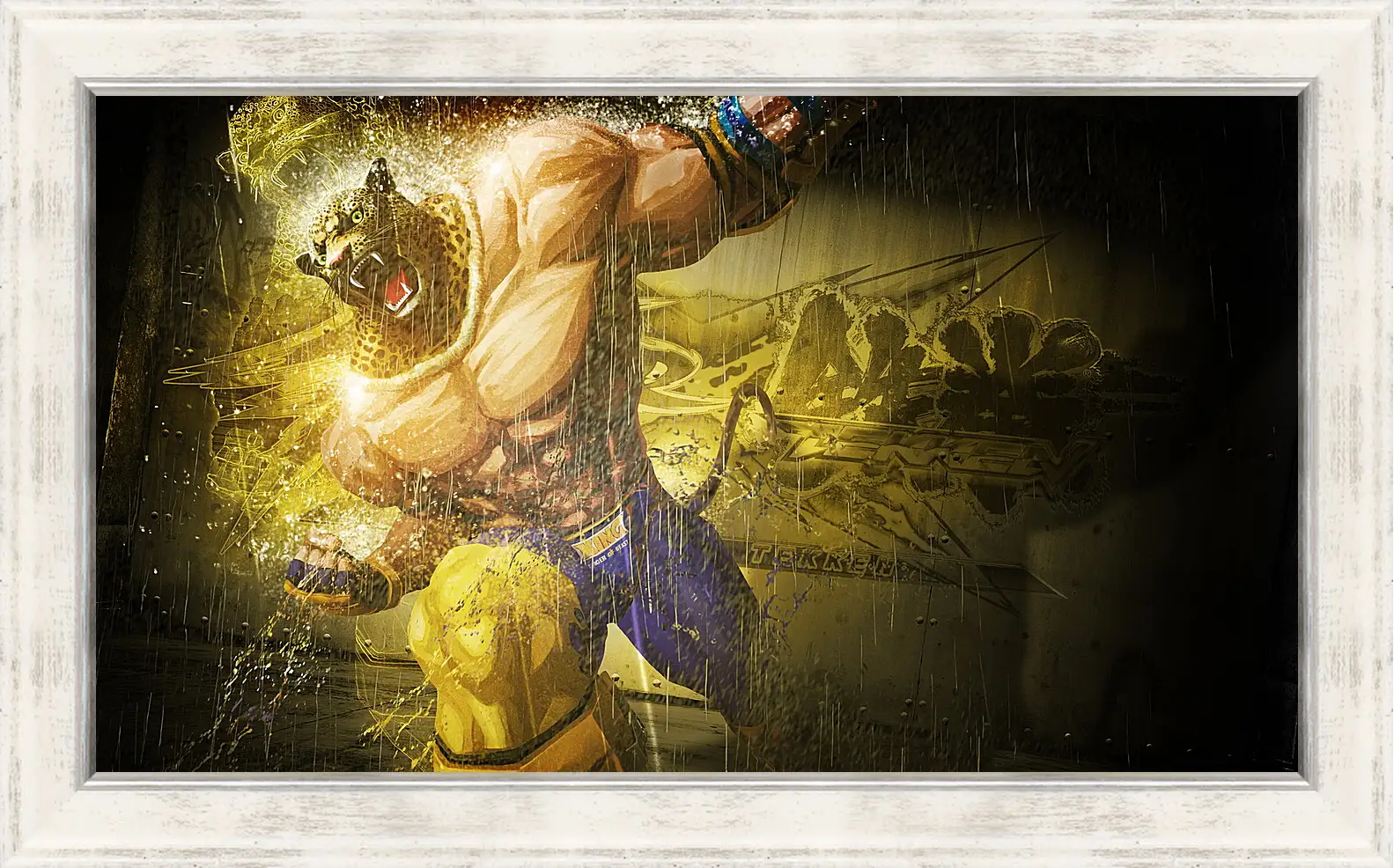 Картина в раме - street fighter x tekken, fighter, head
