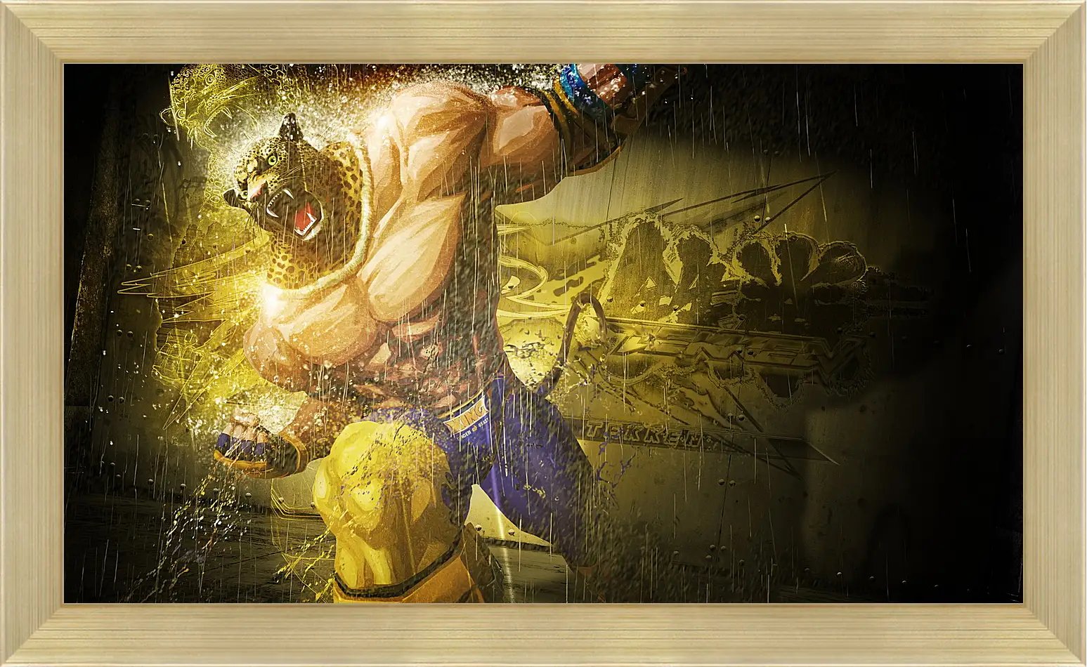 Картина в раме - street fighter x tekken, fighter, head
