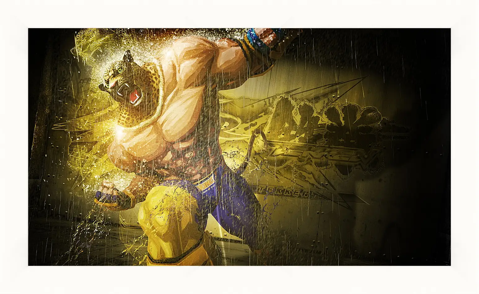 Картина в раме - street fighter x tekken, fighter, head
