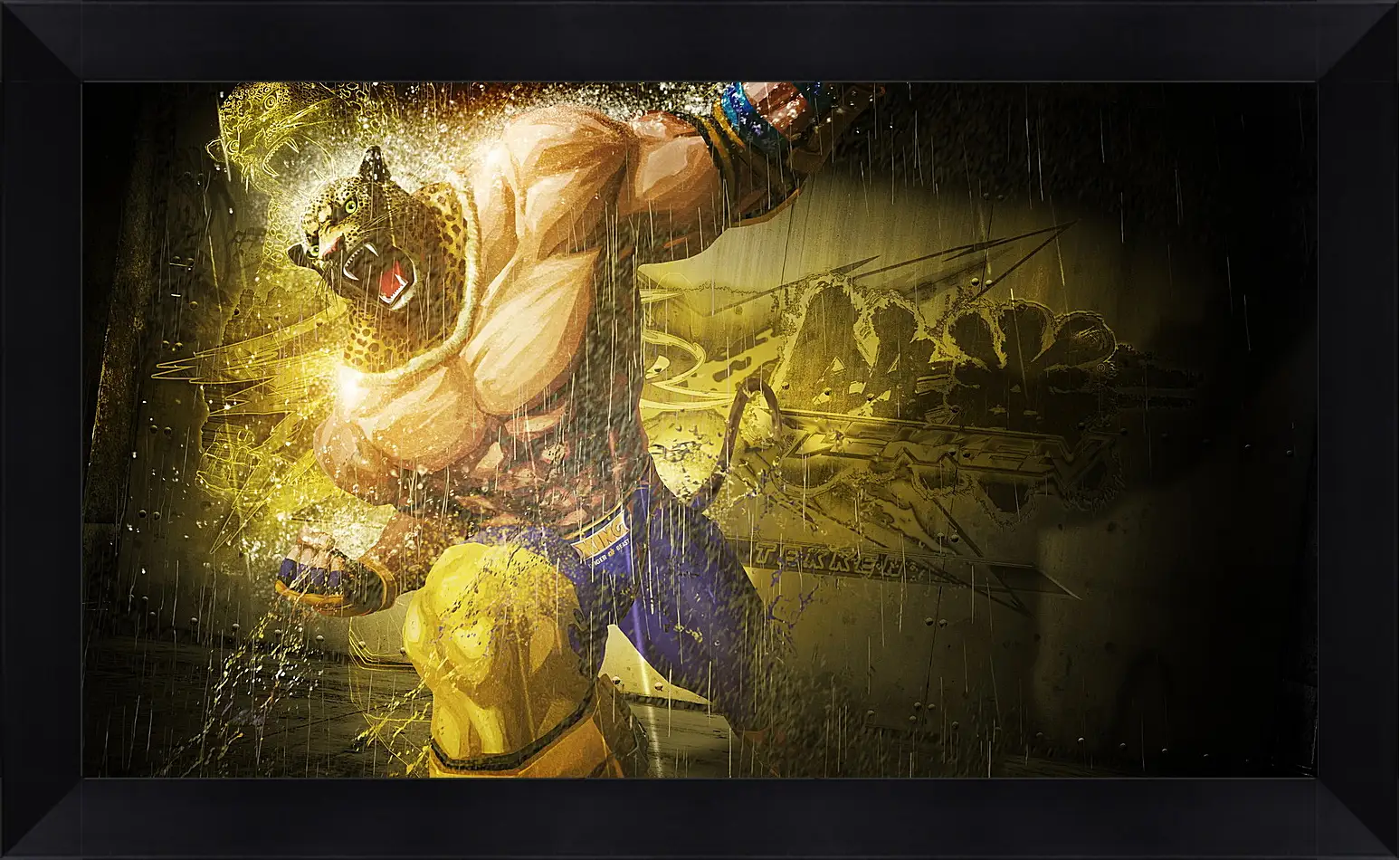 Картина в раме - street fighter x tekken, fighter, head
