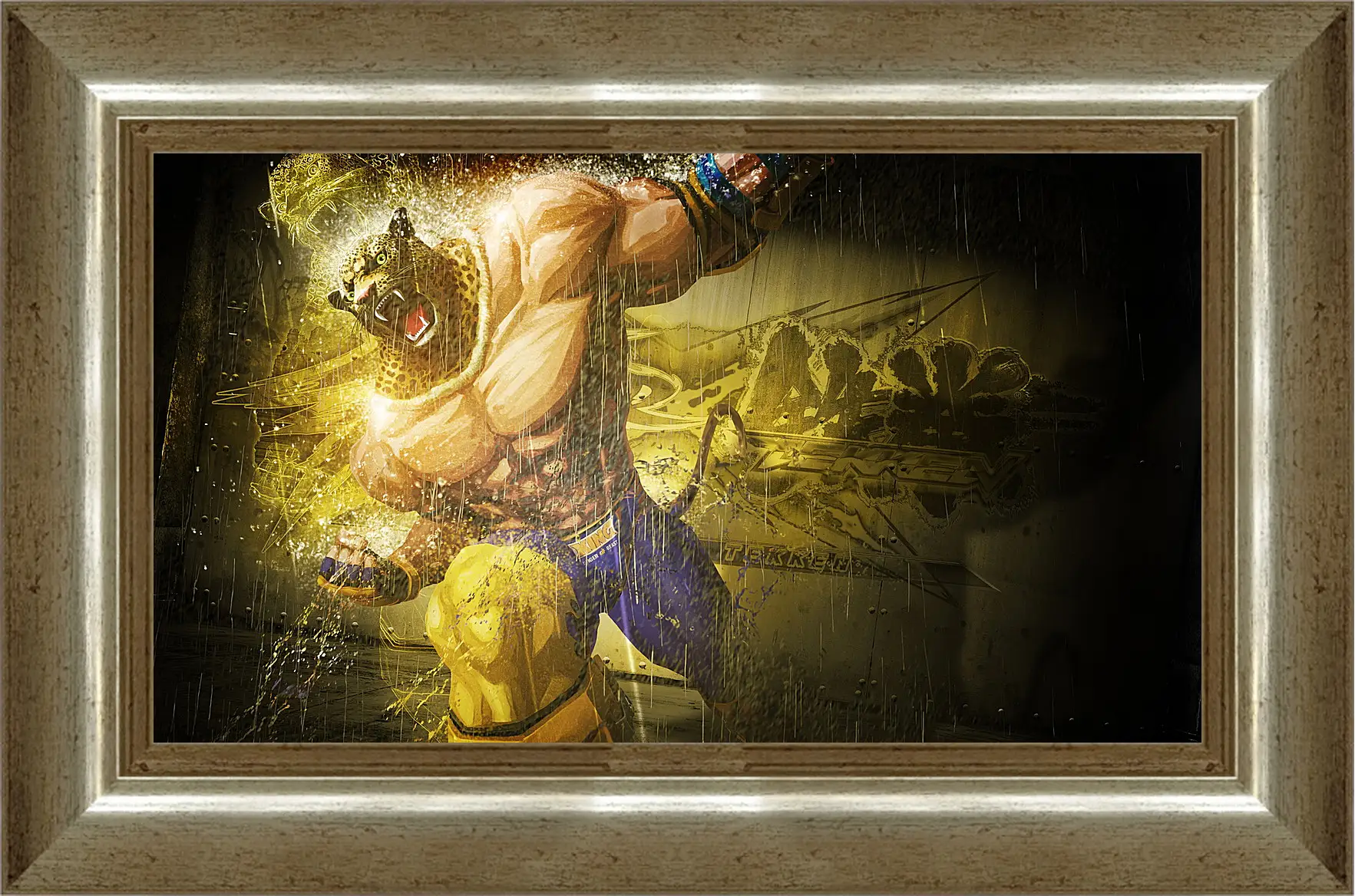 Картина в раме - street fighter x tekken, fighter, head
