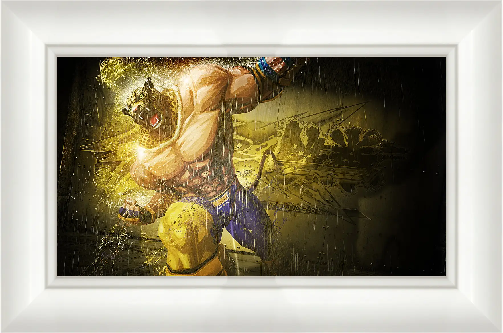 Картина в раме - street fighter x tekken, fighter, head
