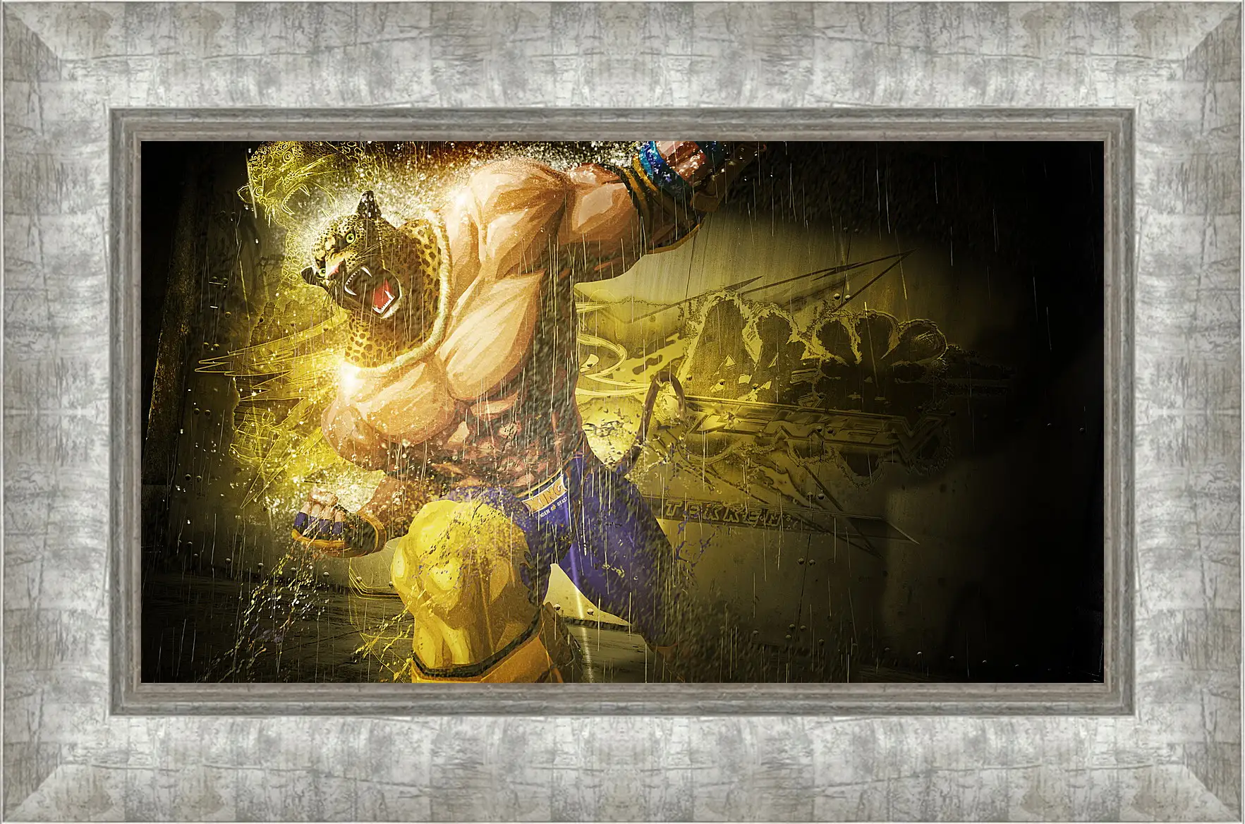 Картина в раме - street fighter x tekken, fighter, head
