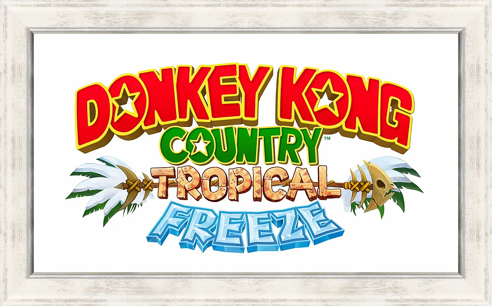 Картина в раме - donkey kong country tropical freeze, donkey kong, dixie
