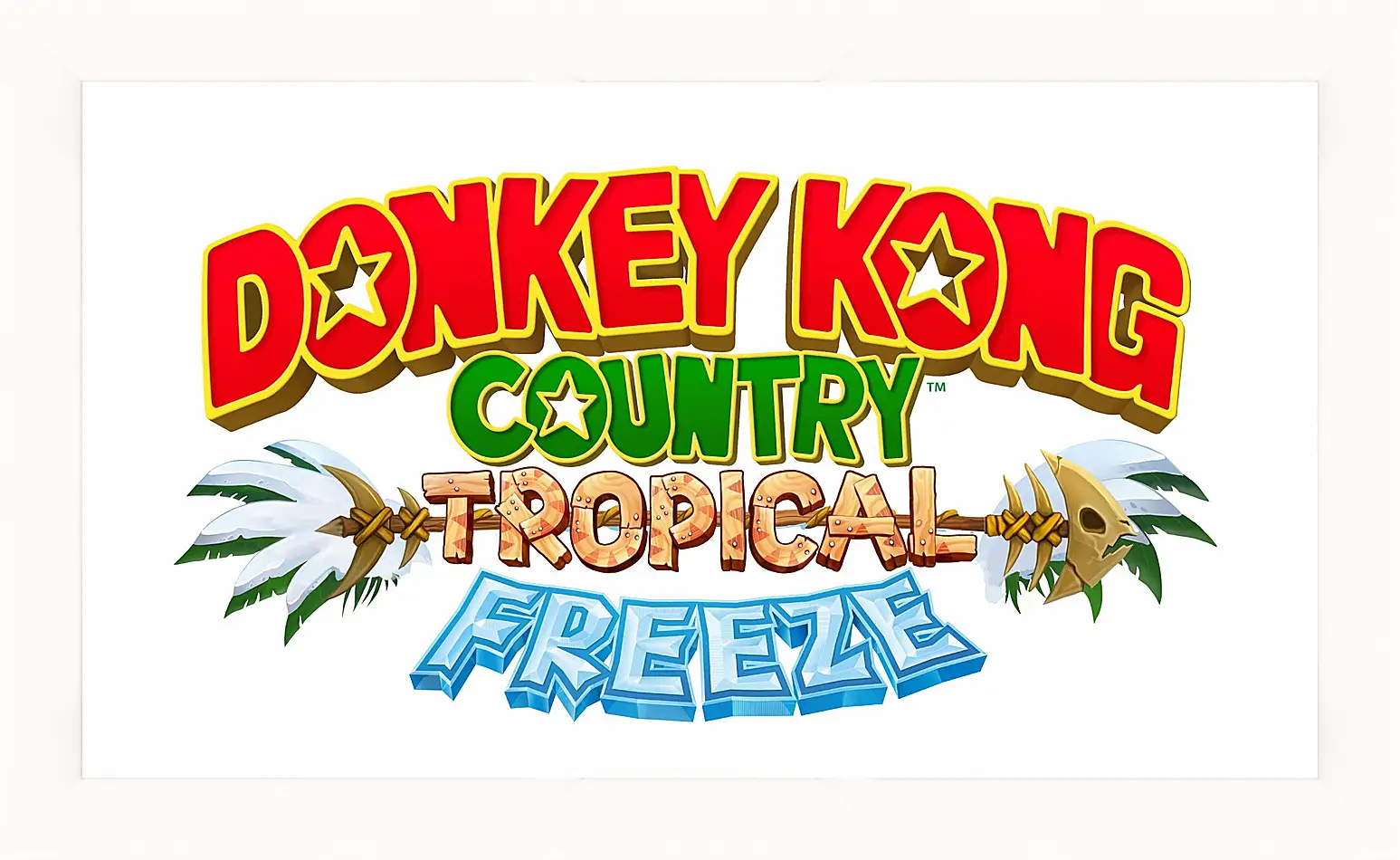 Картина в раме - donkey kong country tropical freeze, donkey kong, dixie
