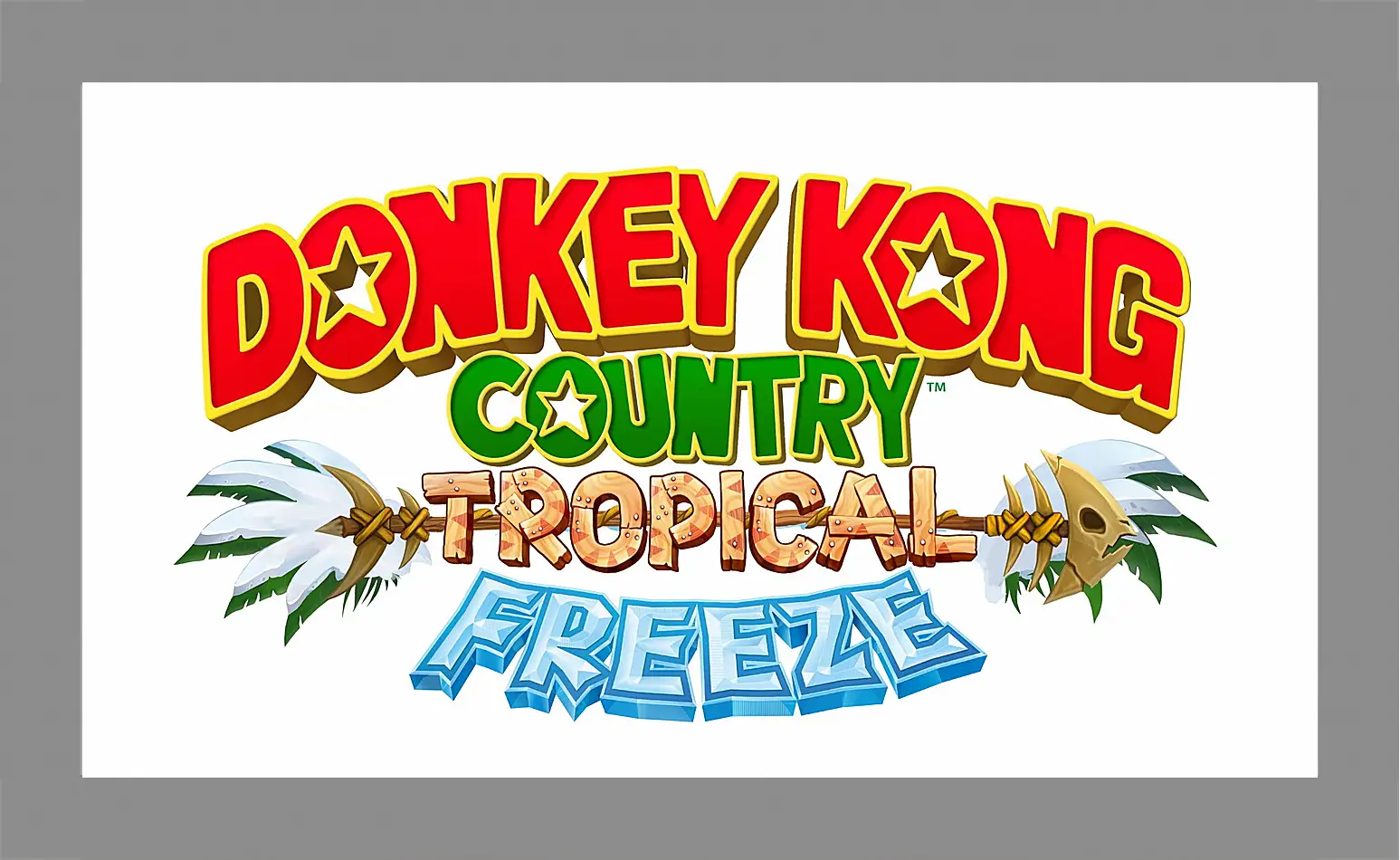 Картина в раме - donkey kong country tropical freeze, donkey kong, dixie
