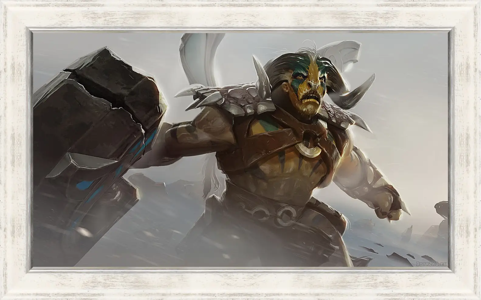 Картина в раме - elder titan, dota 2, valve art
