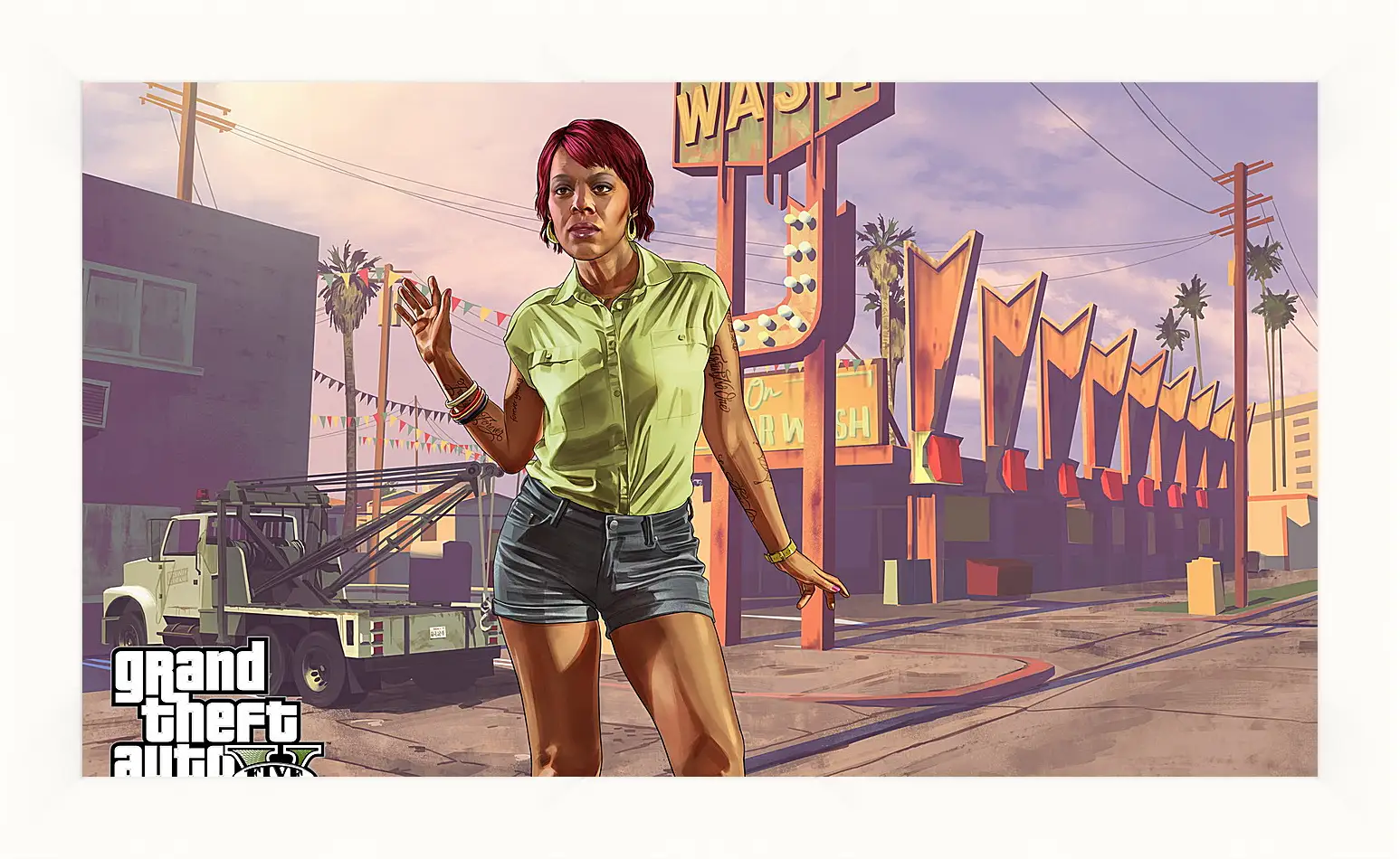 Картина в раме - tonya wiggins, rockstar games, grand theft auto v
