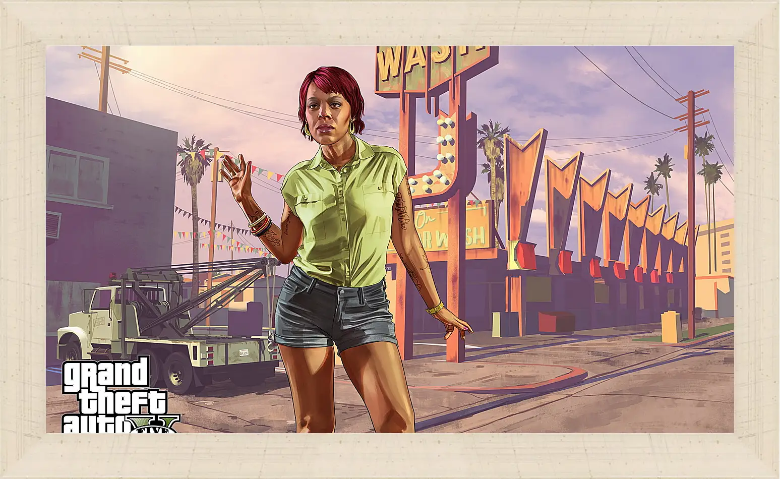 Картина в раме - tonya wiggins, rockstar games, grand theft auto v
