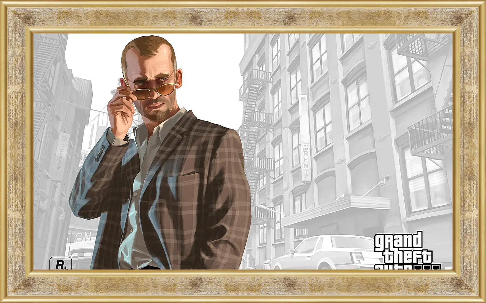 Картина в раме - dmitri, gta 4, grand theft auto 4
