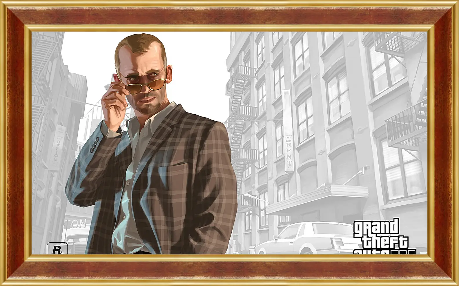 Картина в раме - dmitri, gta 4, grand theft auto 4
