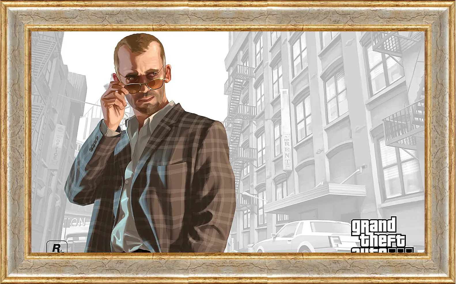 Картина в раме - dmitri, gta 4, grand theft auto 4
