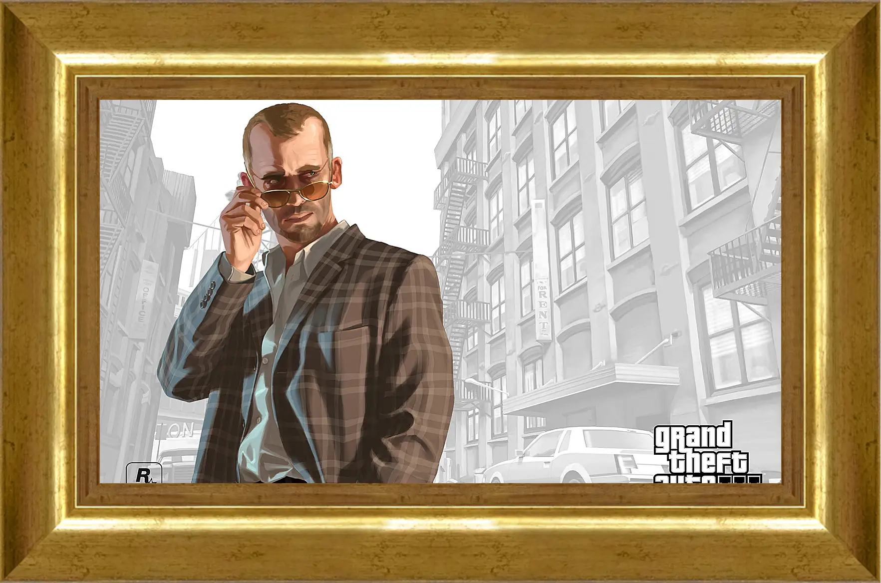 Картина в раме - dmitri, gta 4, grand theft auto 4
