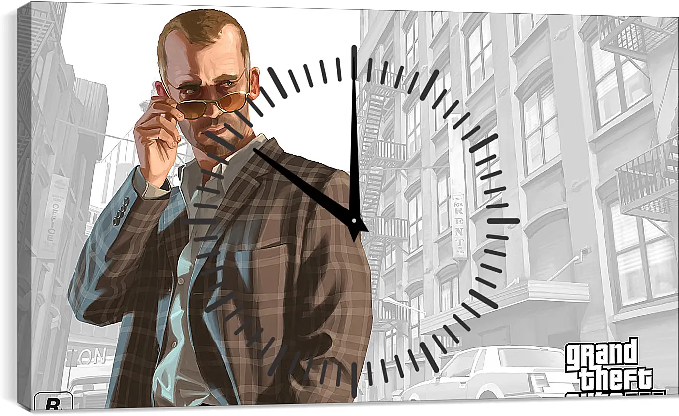 Часы картина - dmitri, gta 4, grand theft auto 4
