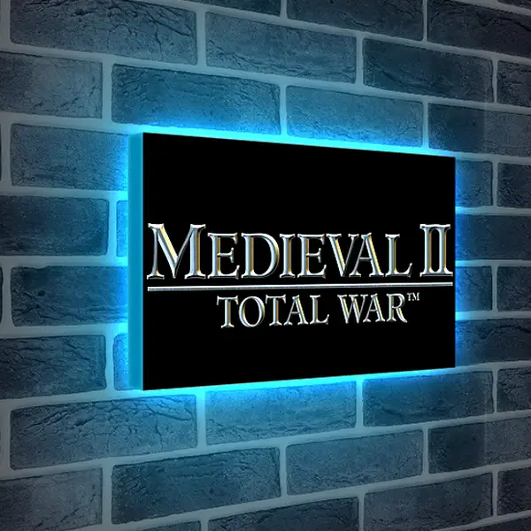 Лайтбокс световая панель - medieval 2 total war, medieval, strategy game
