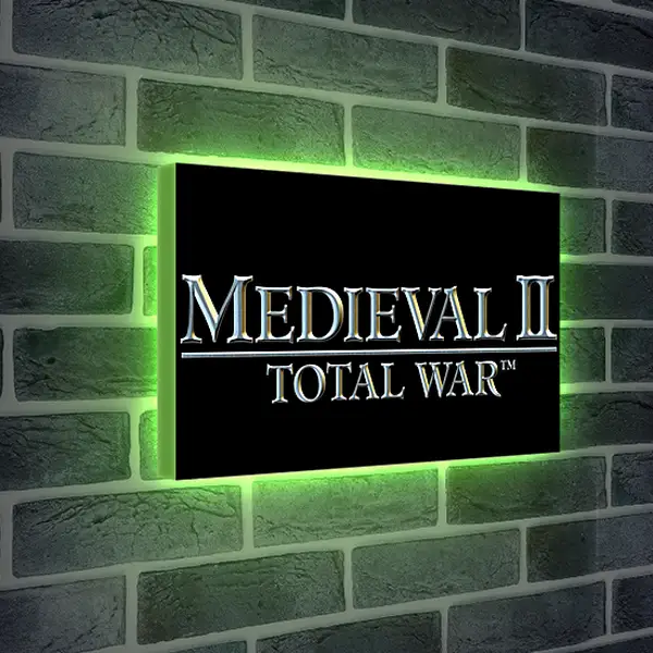 Лайтбокс световая панель - medieval 2 total war, medieval, strategy game
