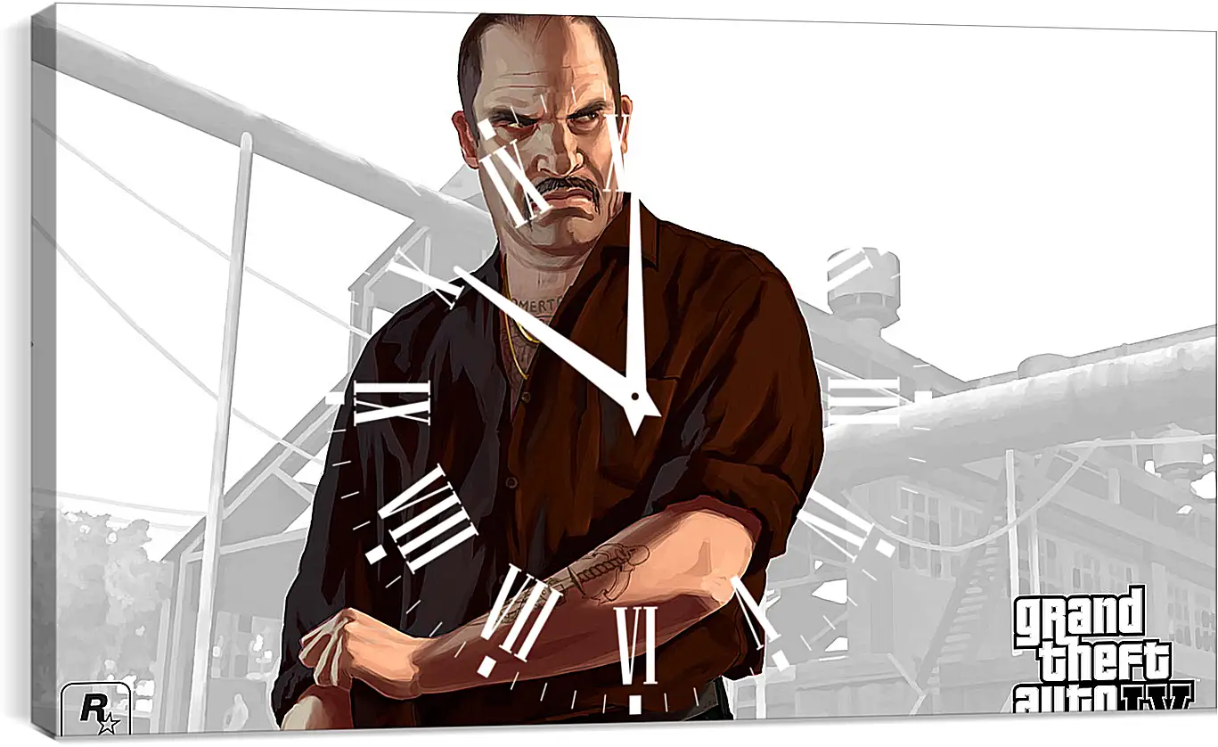 Часы картина - vlad, gta 4, grand theft auto 4
