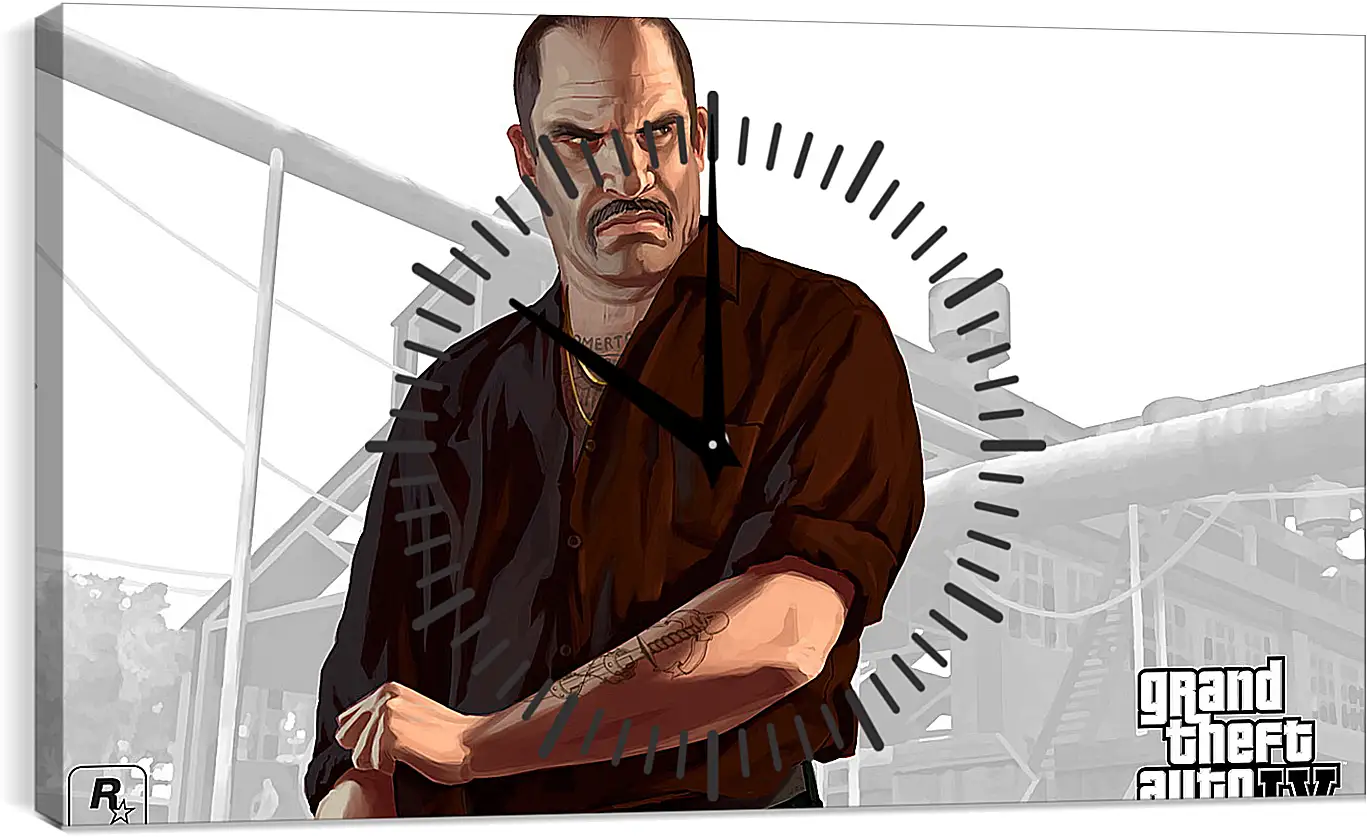 Часы картина - vlad, gta 4, grand theft auto 4
