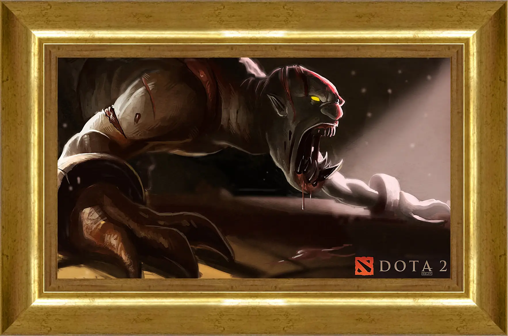 Картина в раме - lifestealer, dota 2, art
