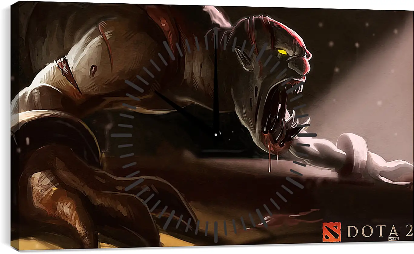 Часы картина - lifestealer, dota 2, art
