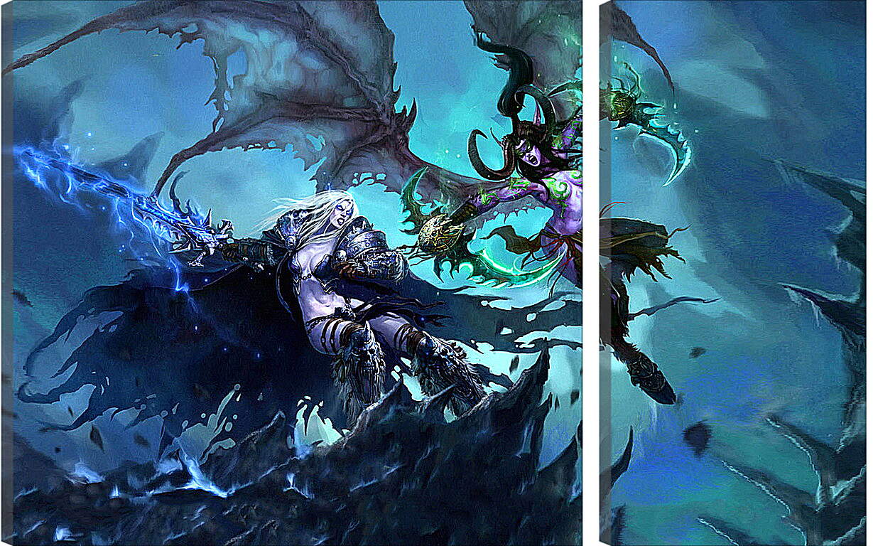 Модульная картина - Warcraft
