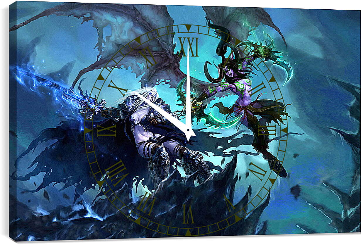 Часы картина - Warcraft
