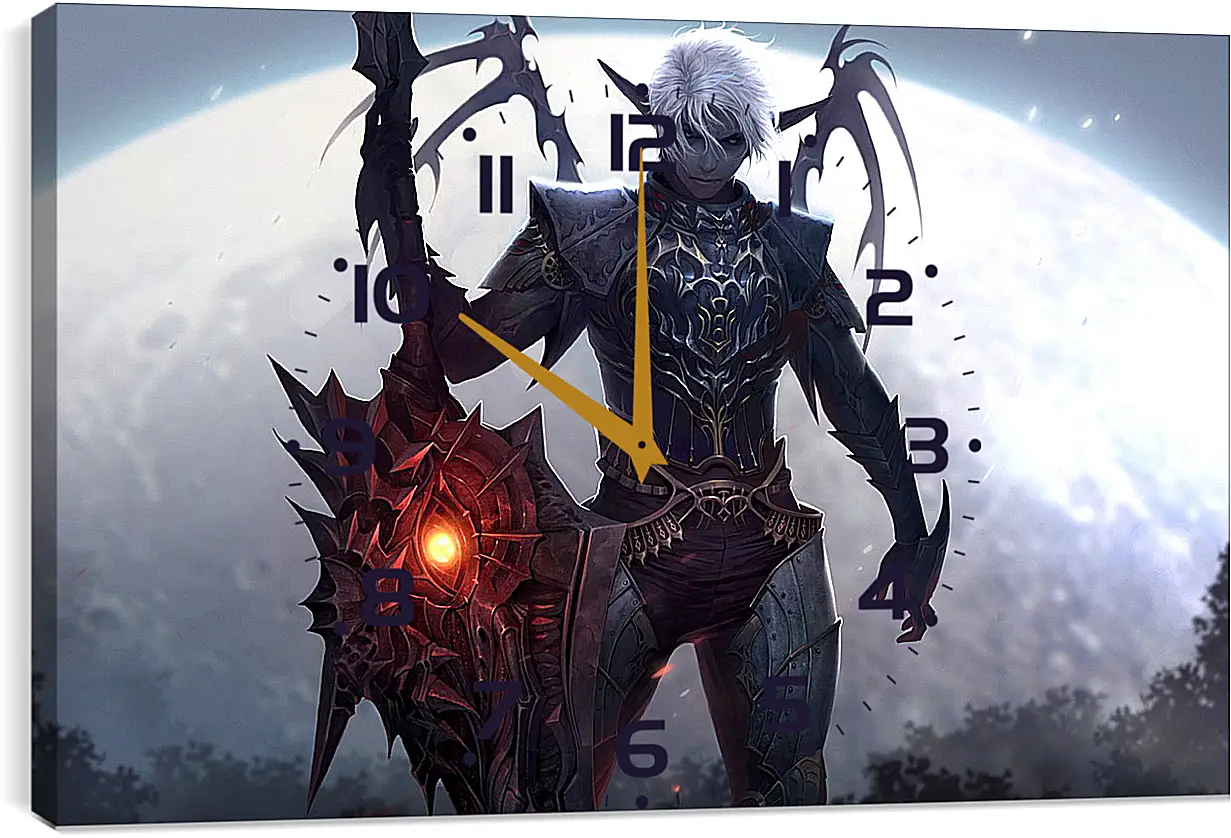 Часы картина - Lineage II
