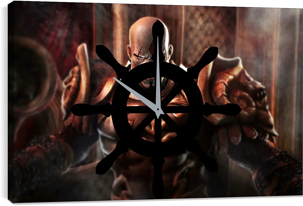 Часы картина - God Of War
