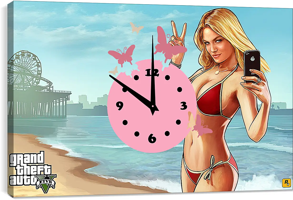 Часы картина - Grand Theft Auto V
