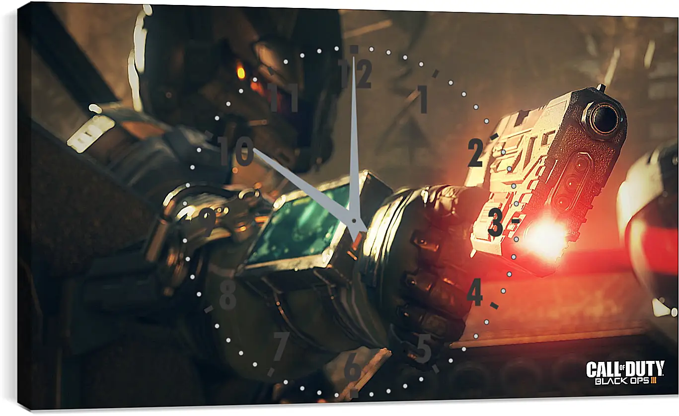 Часы картина - Call Of Duty: Black Ops III
