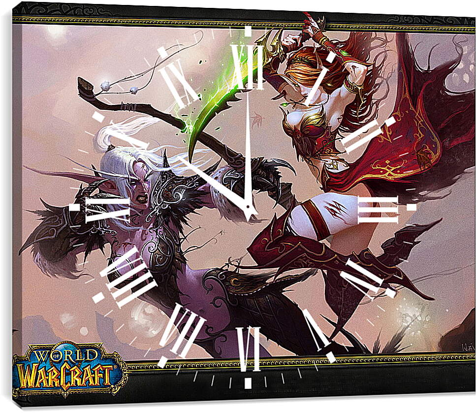 Часы картина - Warcraft
