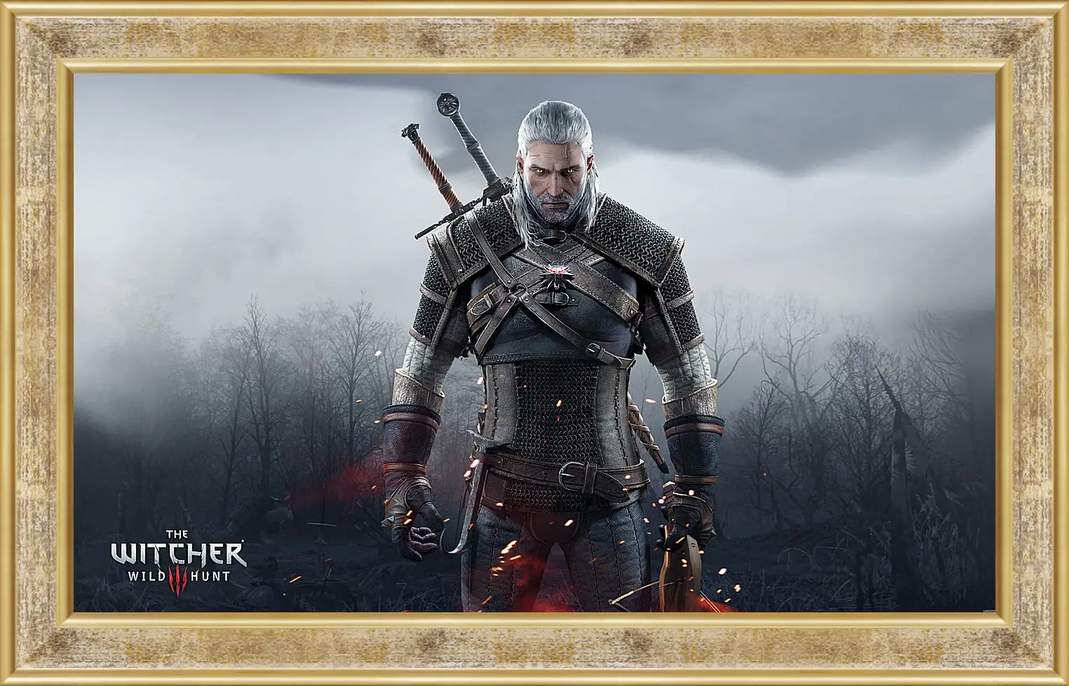 Картина в раме - The Witcher 3: Wild Hunt (Ведьмак), Геральт очень зол