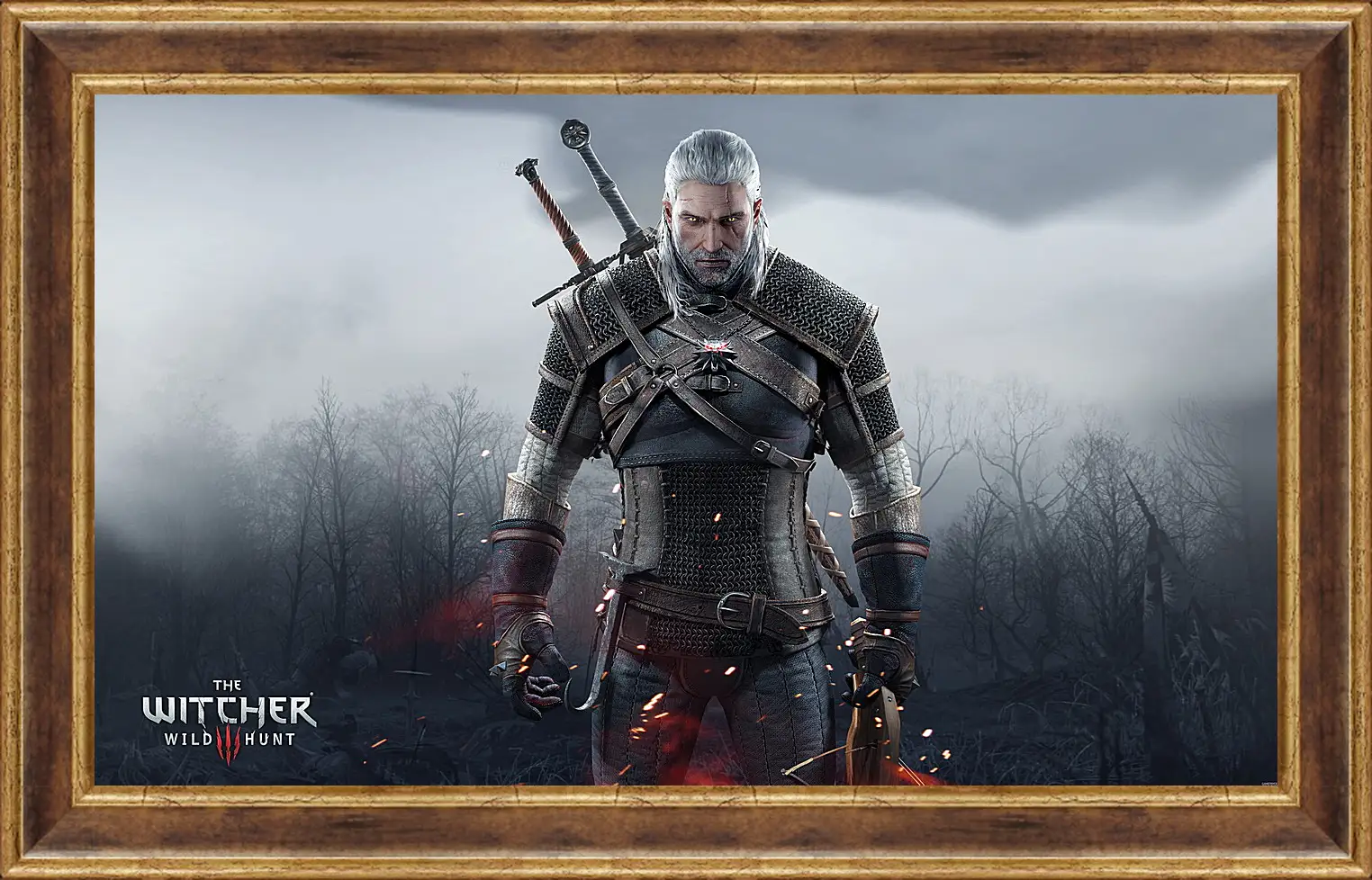 Картина в раме - The Witcher 3: Wild Hunt (Ведьмак), Геральт очень зол