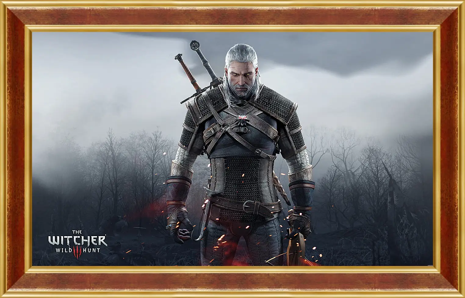 Картина в раме - The Witcher 3: Wild Hunt (Ведьмак), Геральт очень зол