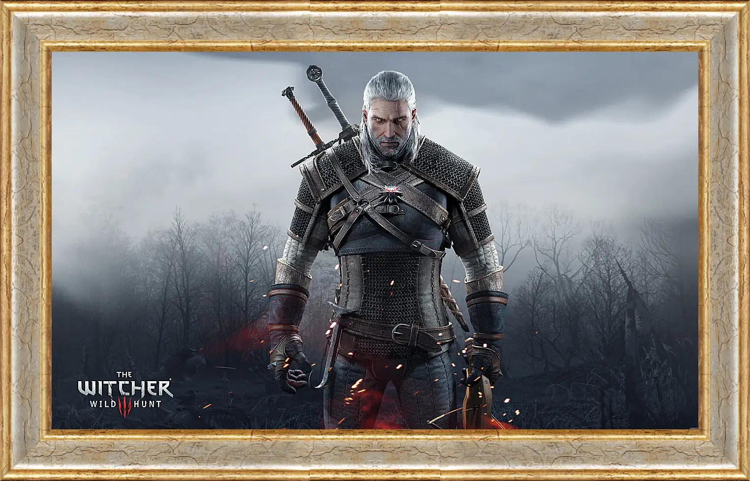 Картина в раме - The Witcher 3: Wild Hunt (Ведьмак), Геральт очень зол