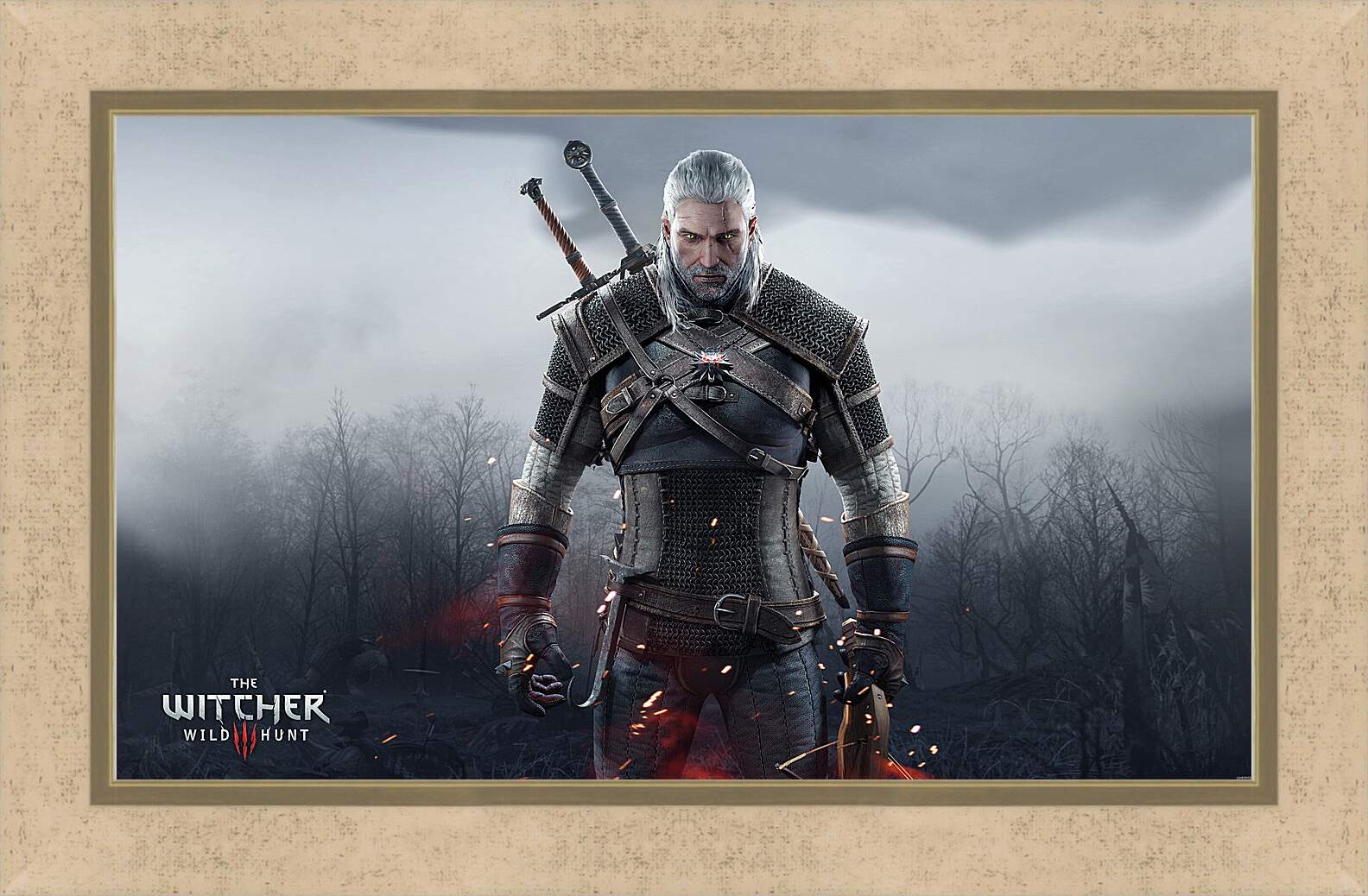 Картина в раме - The Witcher 3: Wild Hunt (Ведьмак), Геральт очень зол