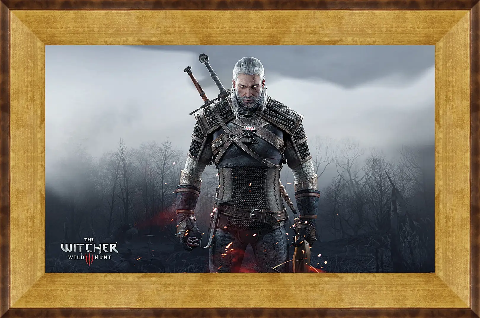 Картина в раме - The Witcher 3: Wild Hunt (Ведьмак), Геральт очень зол