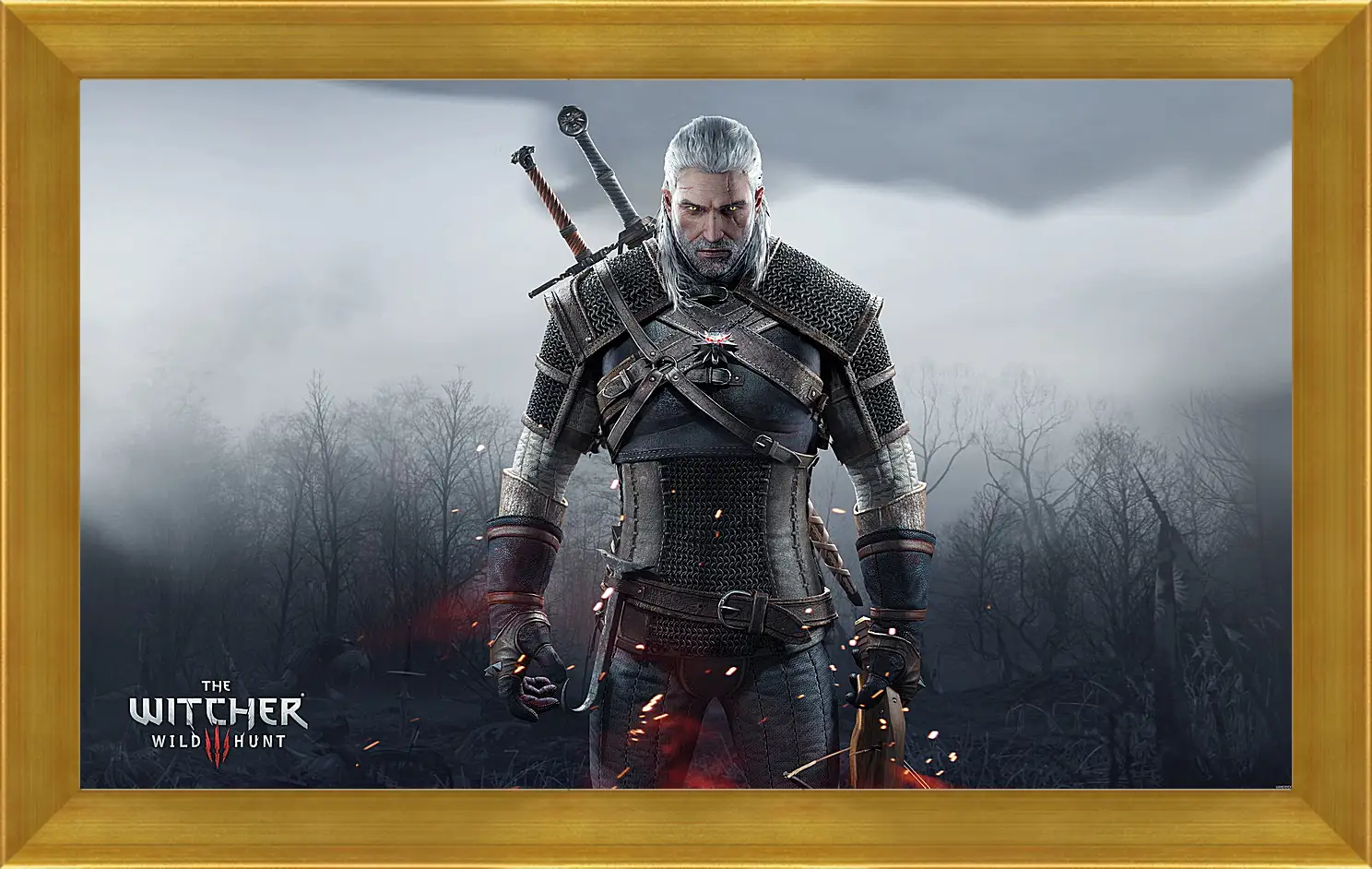 Картина в раме - The Witcher 3: Wild Hunt (Ведьмак), Геральт очень зол