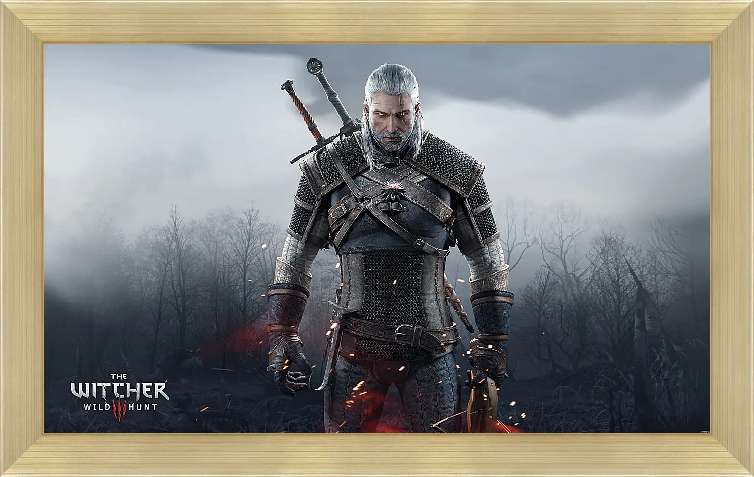 Картина в раме - The Witcher 3: Wild Hunt (Ведьмак), Геральт очень зол