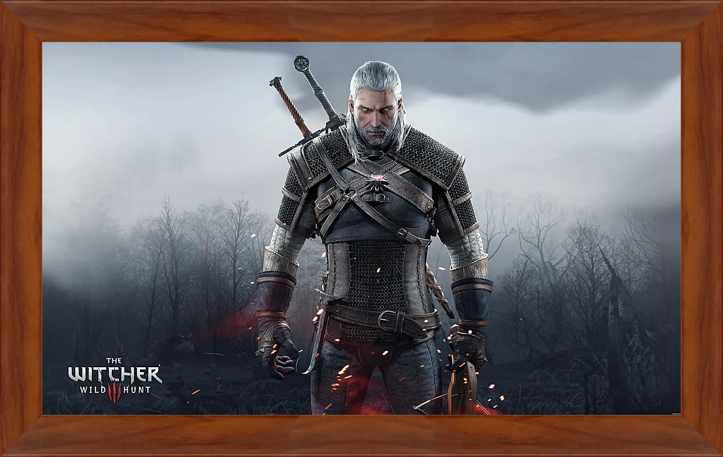 Картина в раме - The Witcher 3: Wild Hunt (Ведьмак), Геральт очень зол