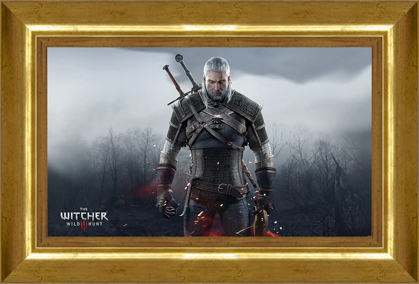 Картина в раме - The Witcher 3: Wild Hunt (Ведьмак), Геральт очень зол