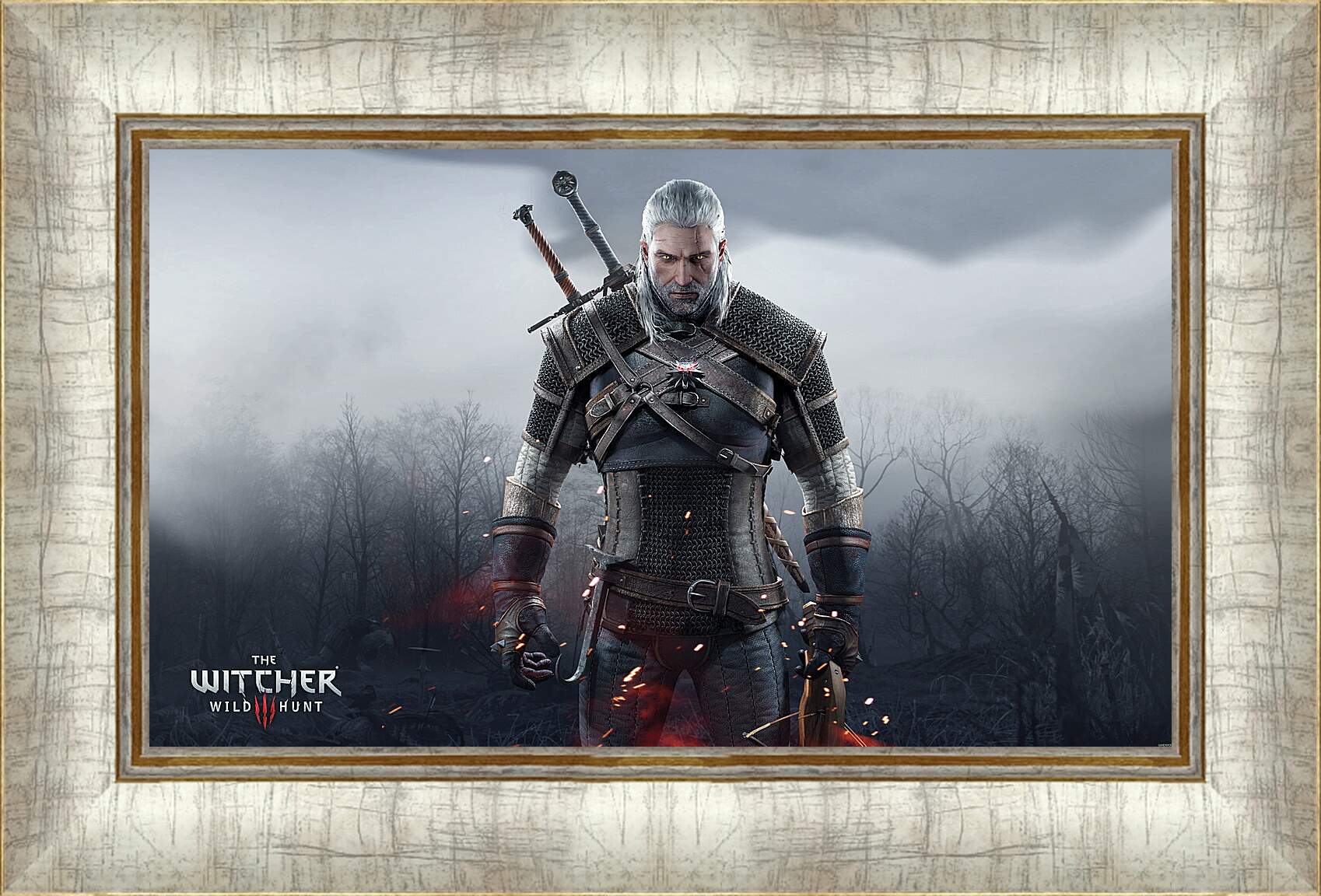Картина в раме - The Witcher 3: Wild Hunt (Ведьмак), Геральт очень зол