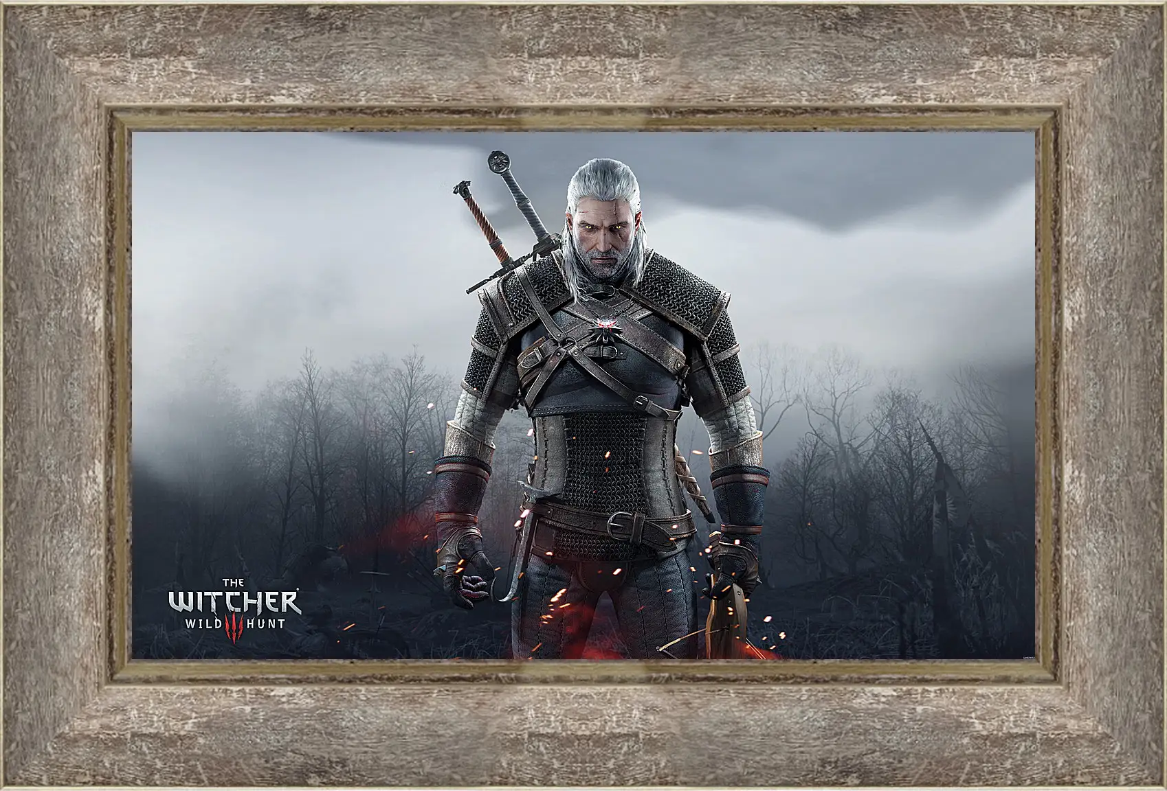 Картина в раме - The Witcher 3: Wild Hunt (Ведьмак), Геральт очень зол