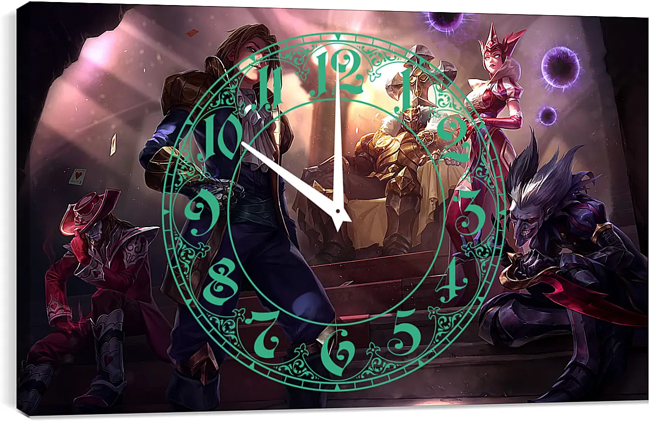 Часы картина - League Of Legends
