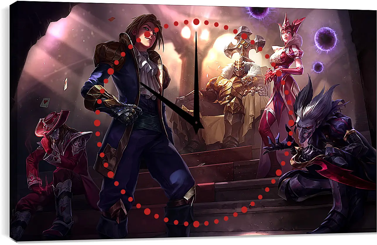 Часы картина - League Of Legends
