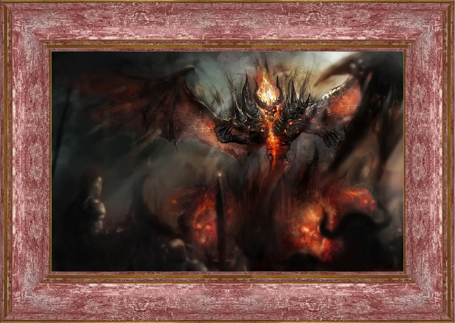 Картина в раме - DotA 2
