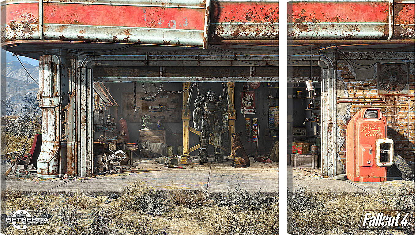 Модульная картина - Fallout 4
