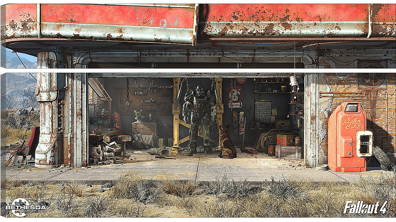 Модульная картина - Fallout 4
