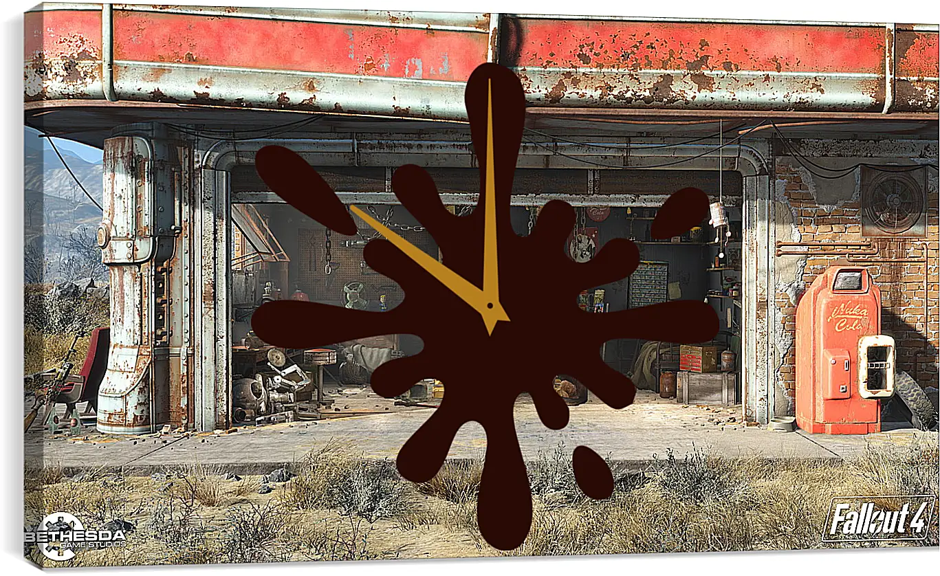 Часы картина - Fallout 4
