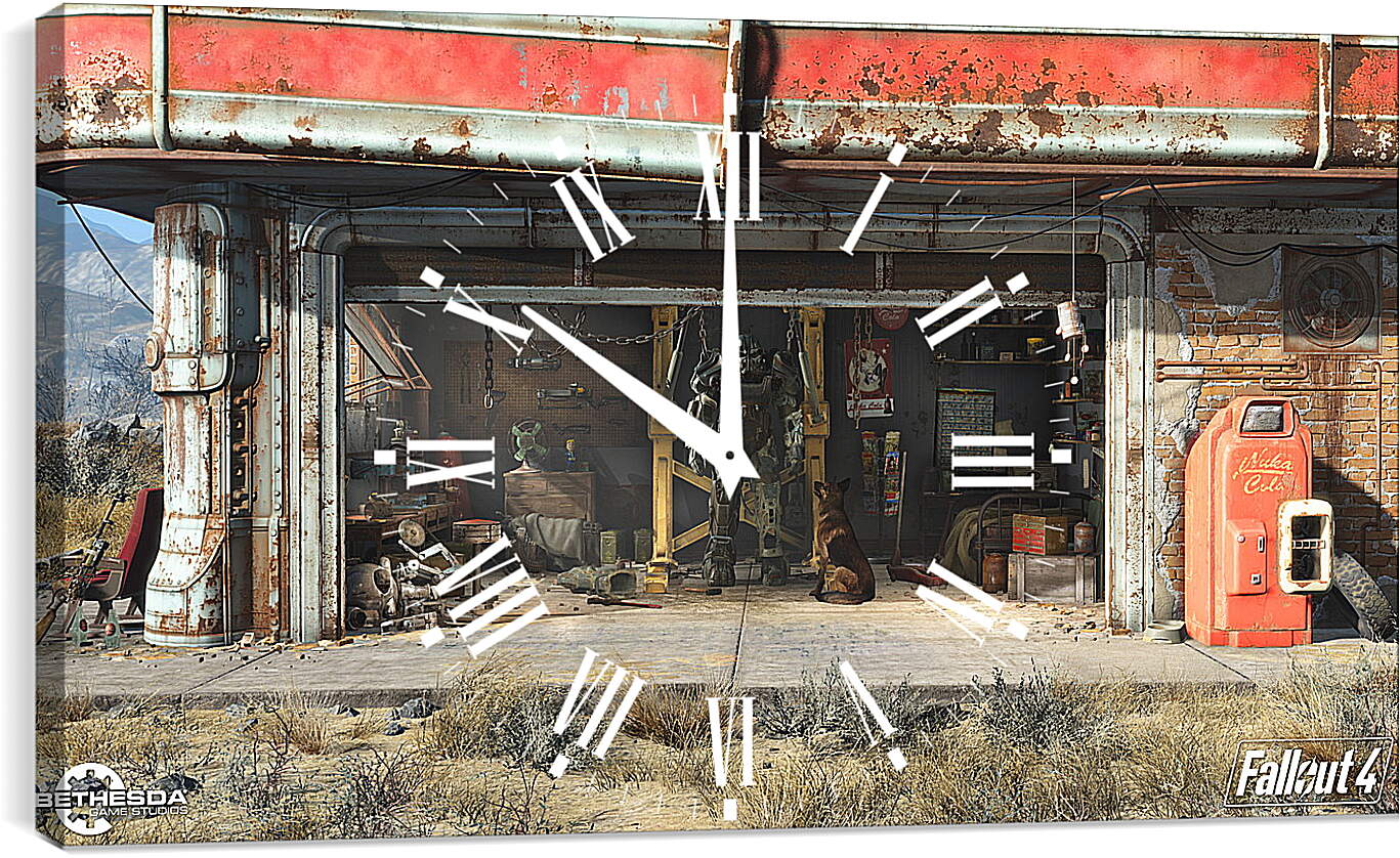 Часы картина - Fallout 4
